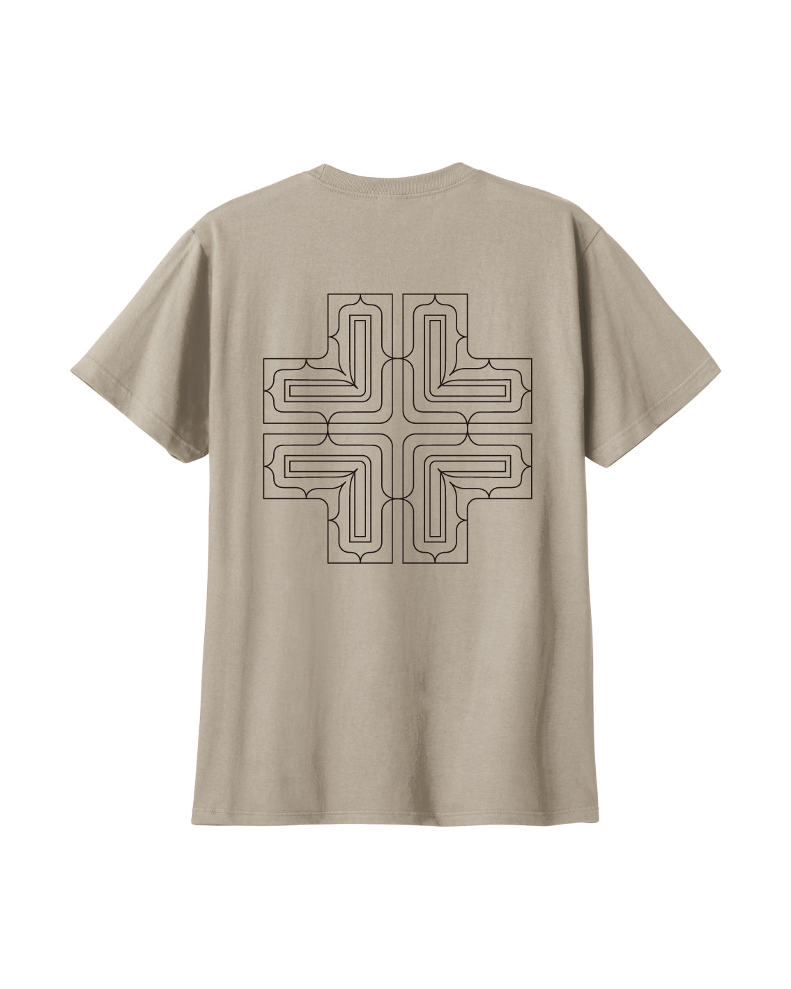 【予約商品】【特注アイヌ文様線画Tシャツ】【2026年5月末お届け】4月15日受付締切