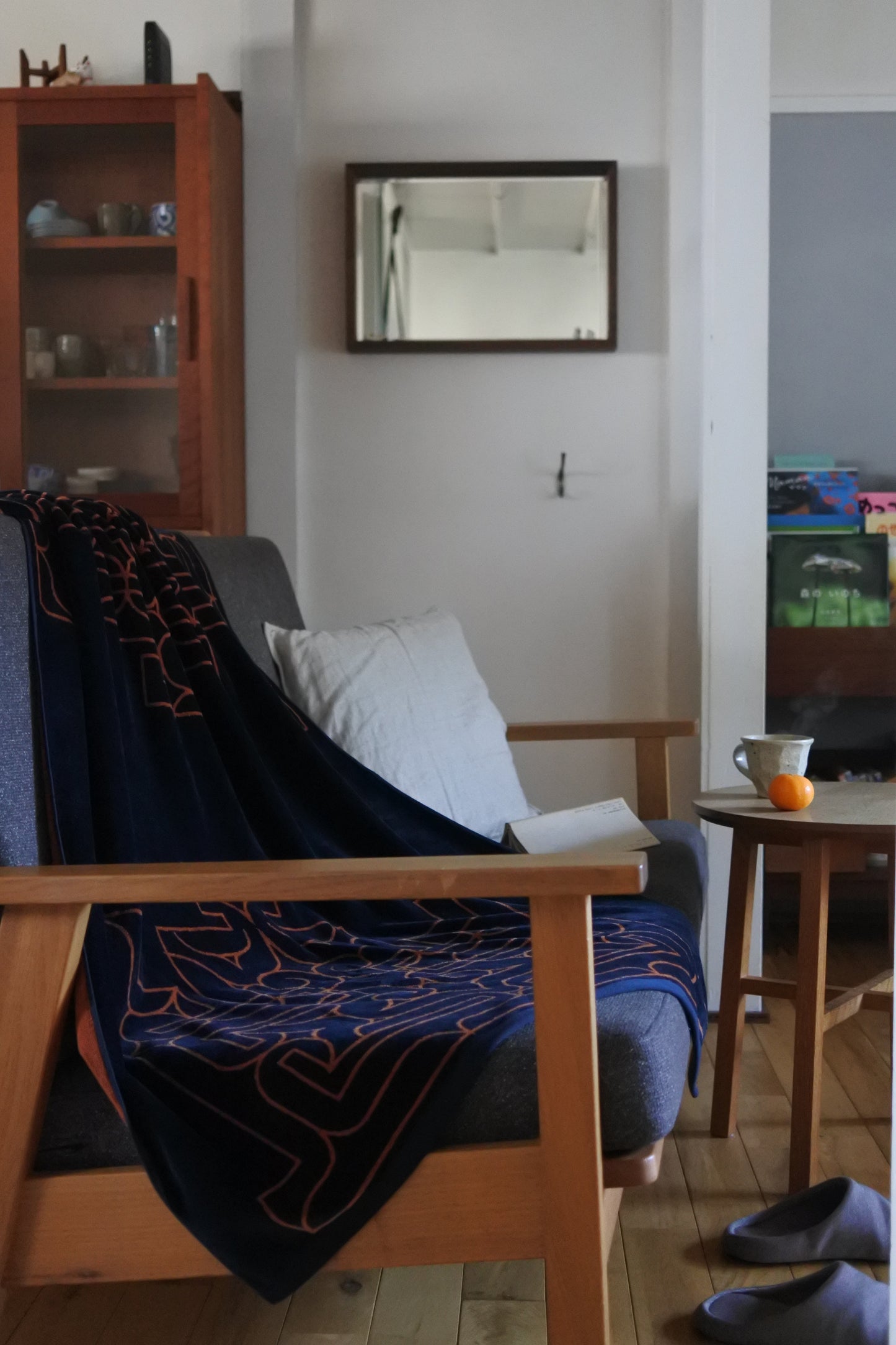 アイヌ文様の今治タオルブランケット　4color