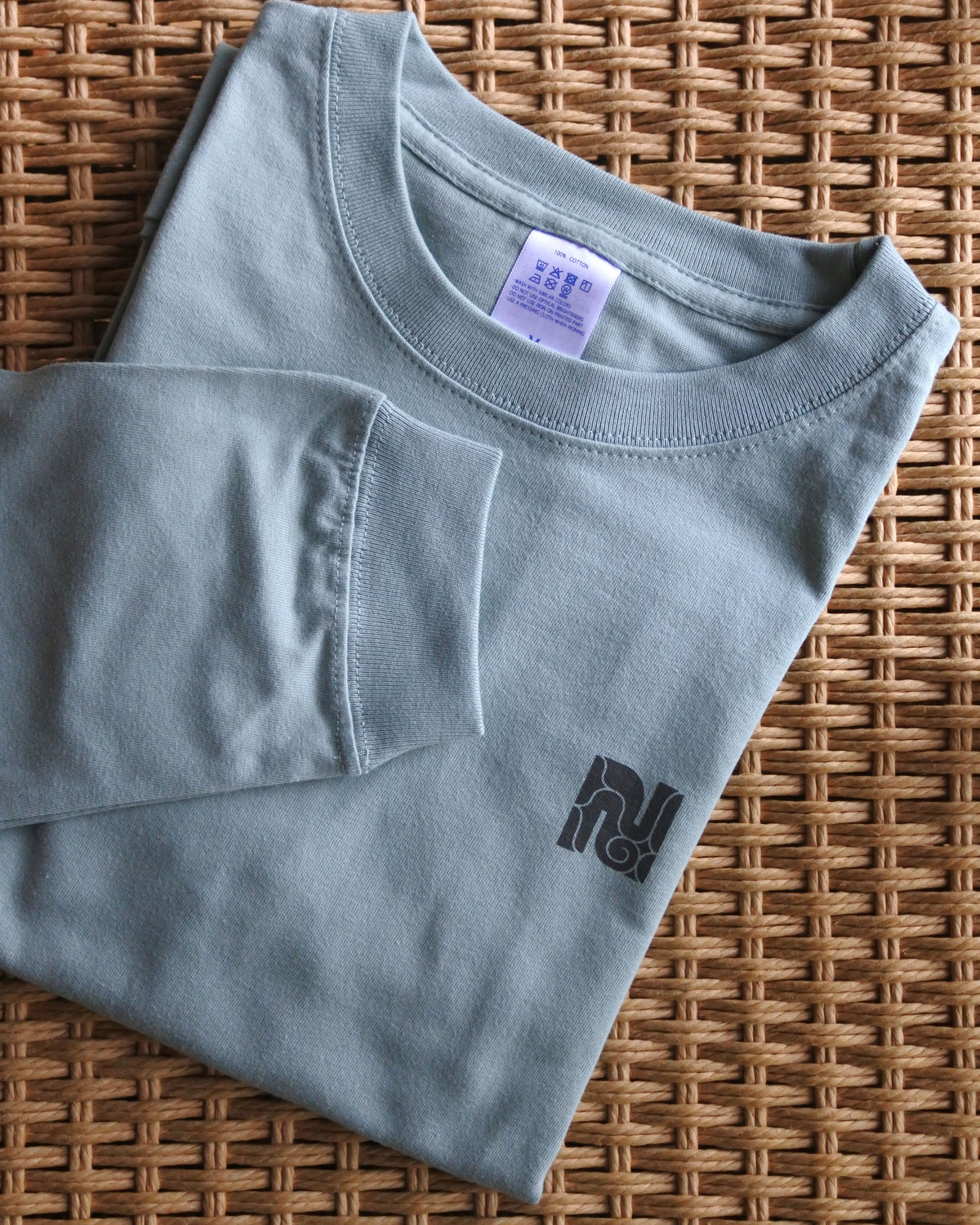 バックプリント長袖コットンTシャツ【cikarkarpe】3色