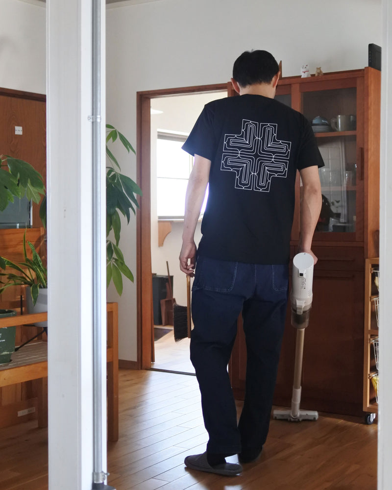 バックプリントコットンTシャツ【senga】4色