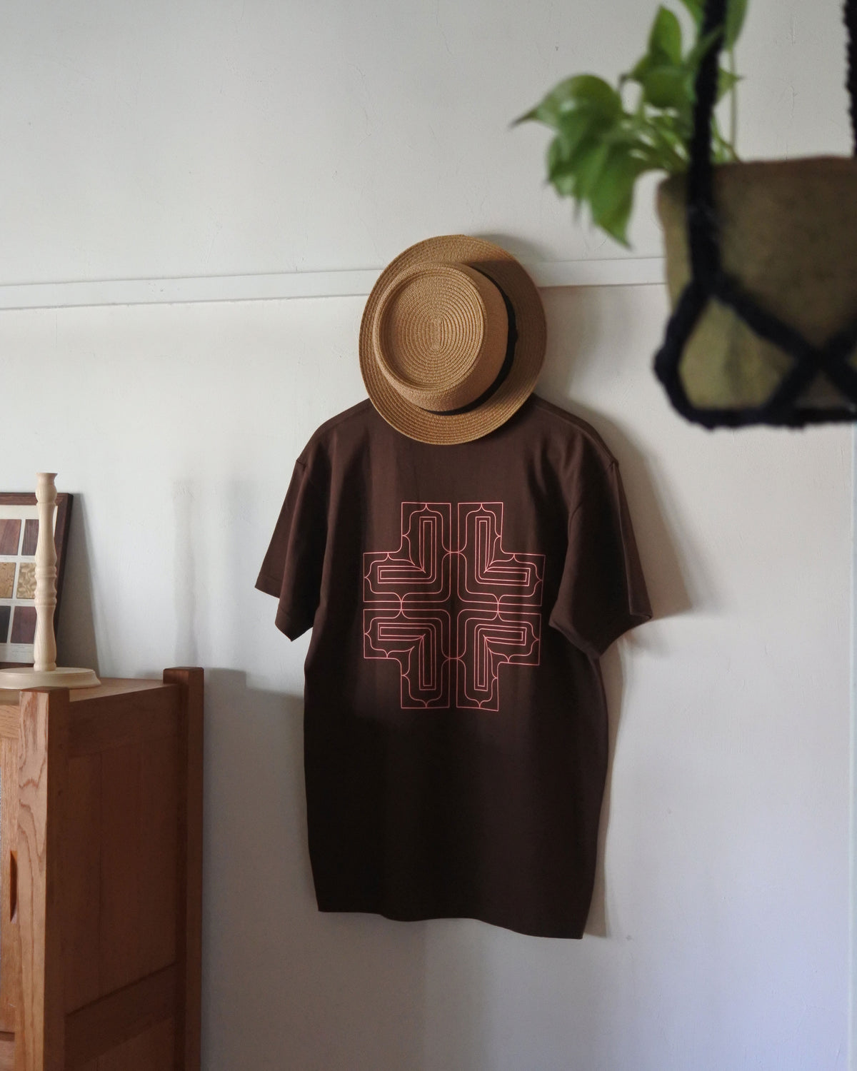 バックプリントコットンTシャツ【senga】4色