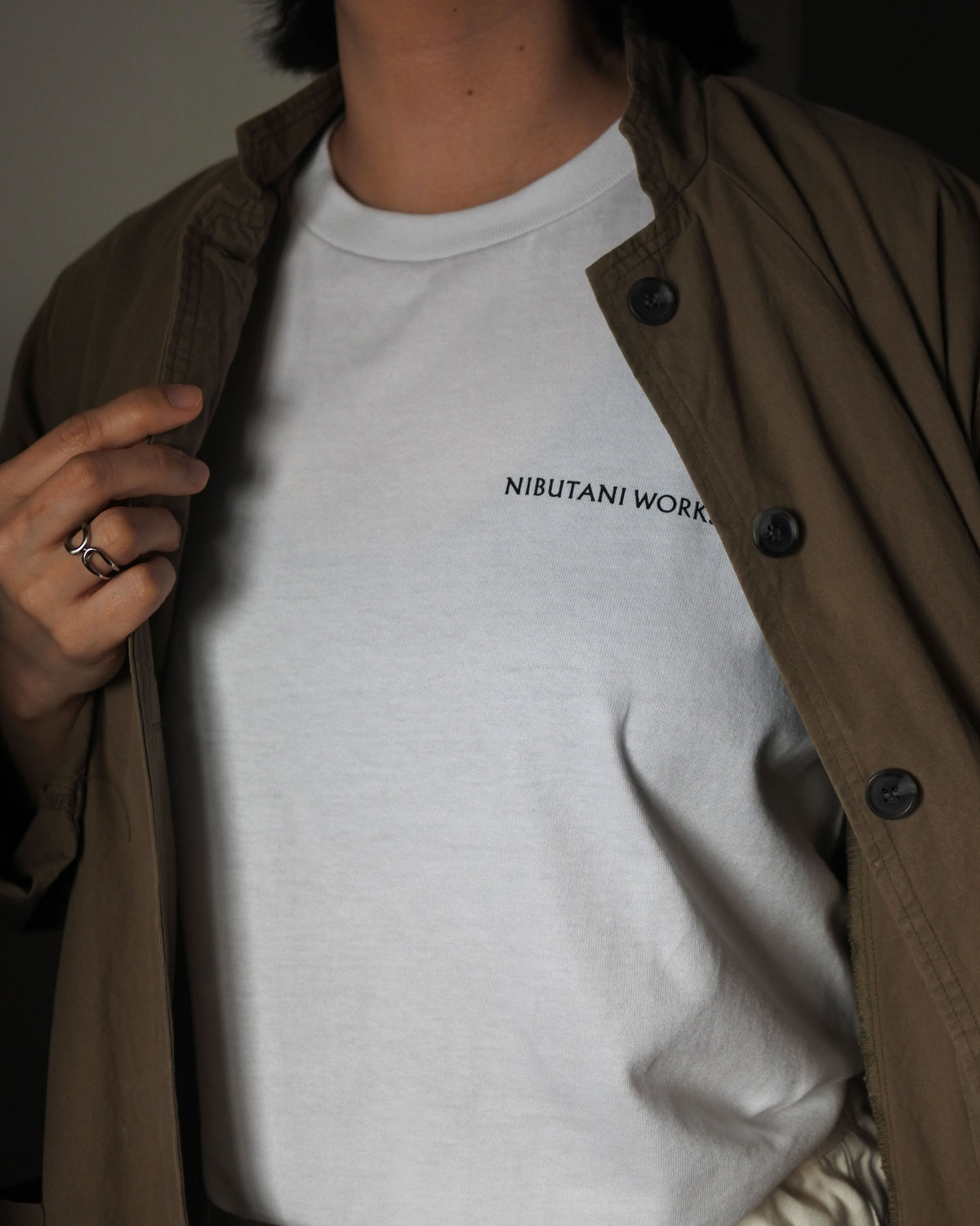 バックプリントコットンTシャツ【senga】4色