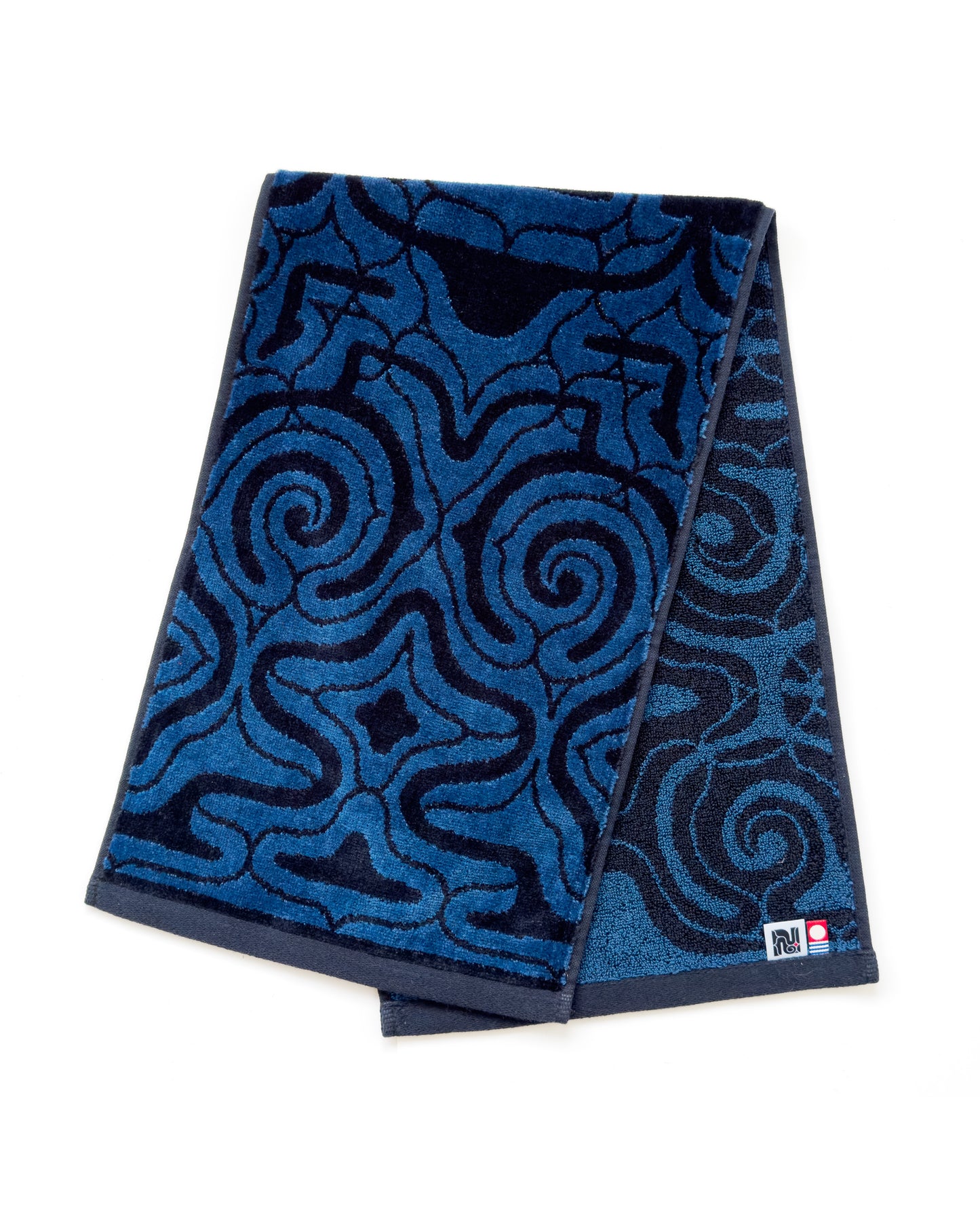 アイヌ文様の今治フェイスタオル　4color