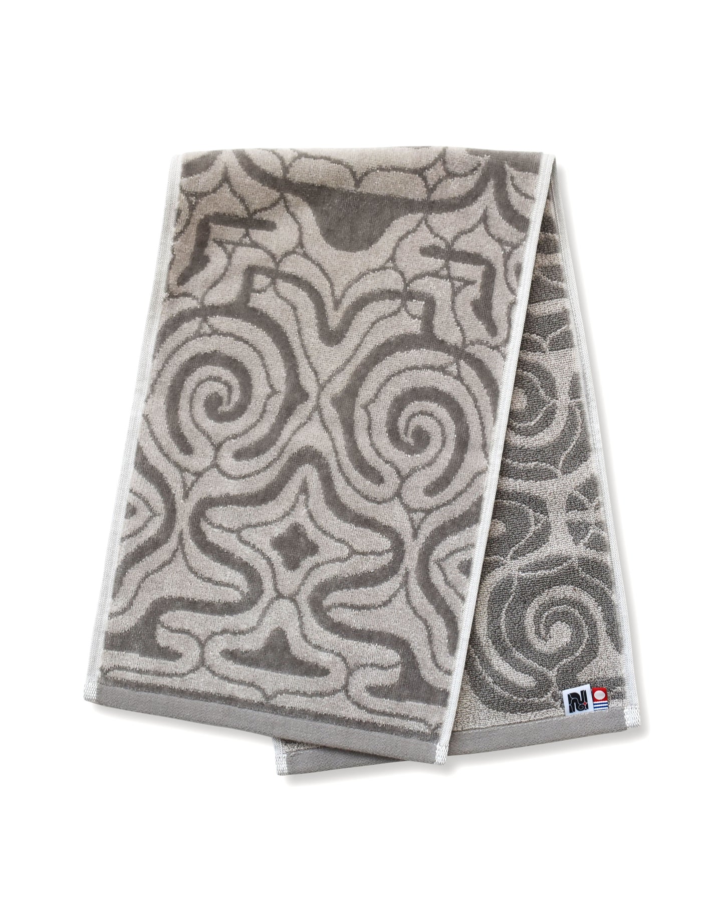 アイヌ文様の今治フェイスタオル　4color