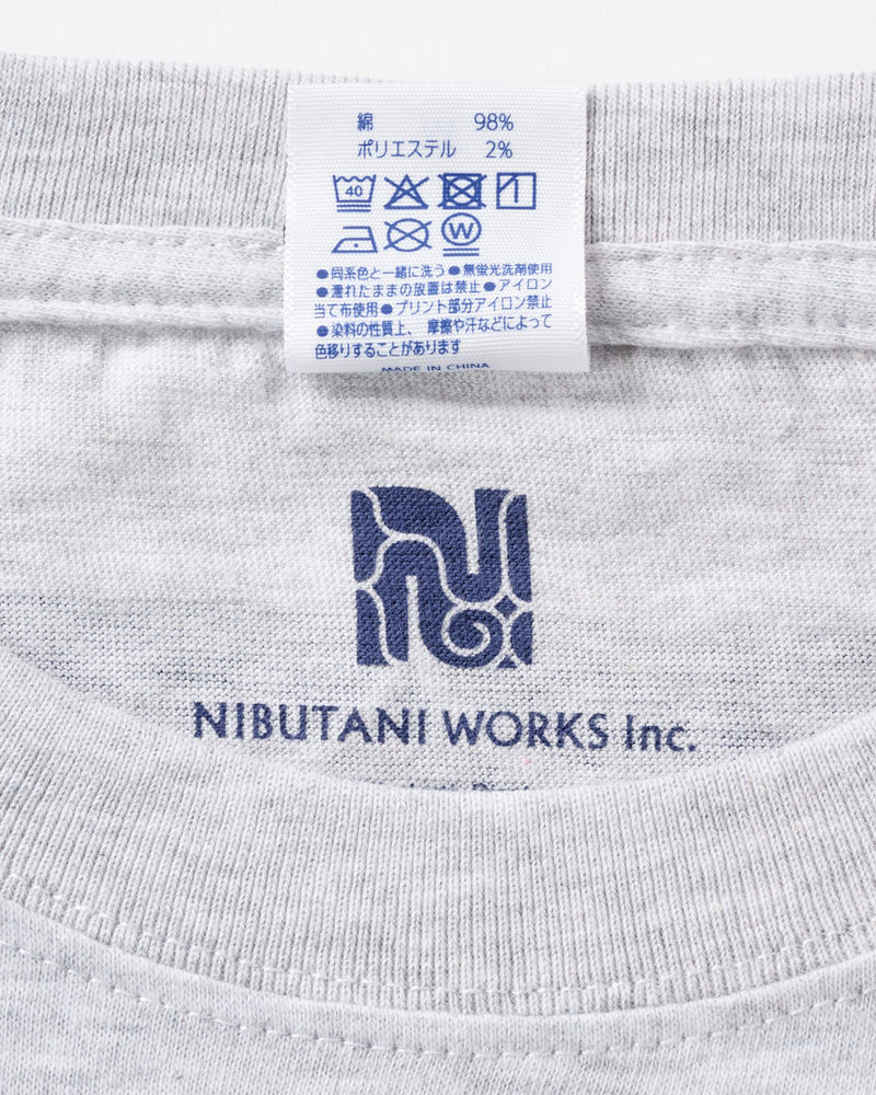 バックプリント長袖コットンTシャツ【cikarkarpe】3色