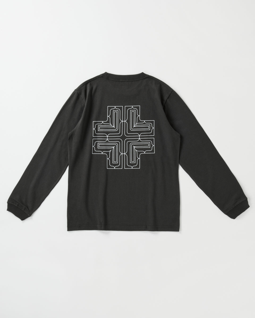バックプリント長袖コットンTシャツ【senga】3色