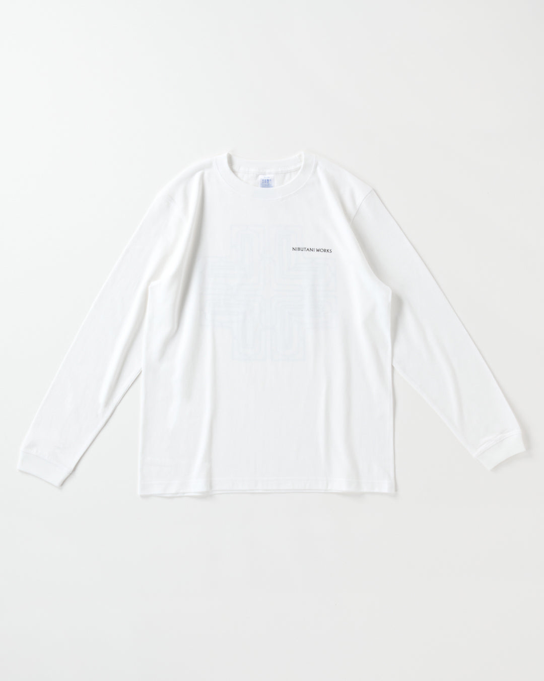 バックプリント長袖コットンTシャツ【senga】3色