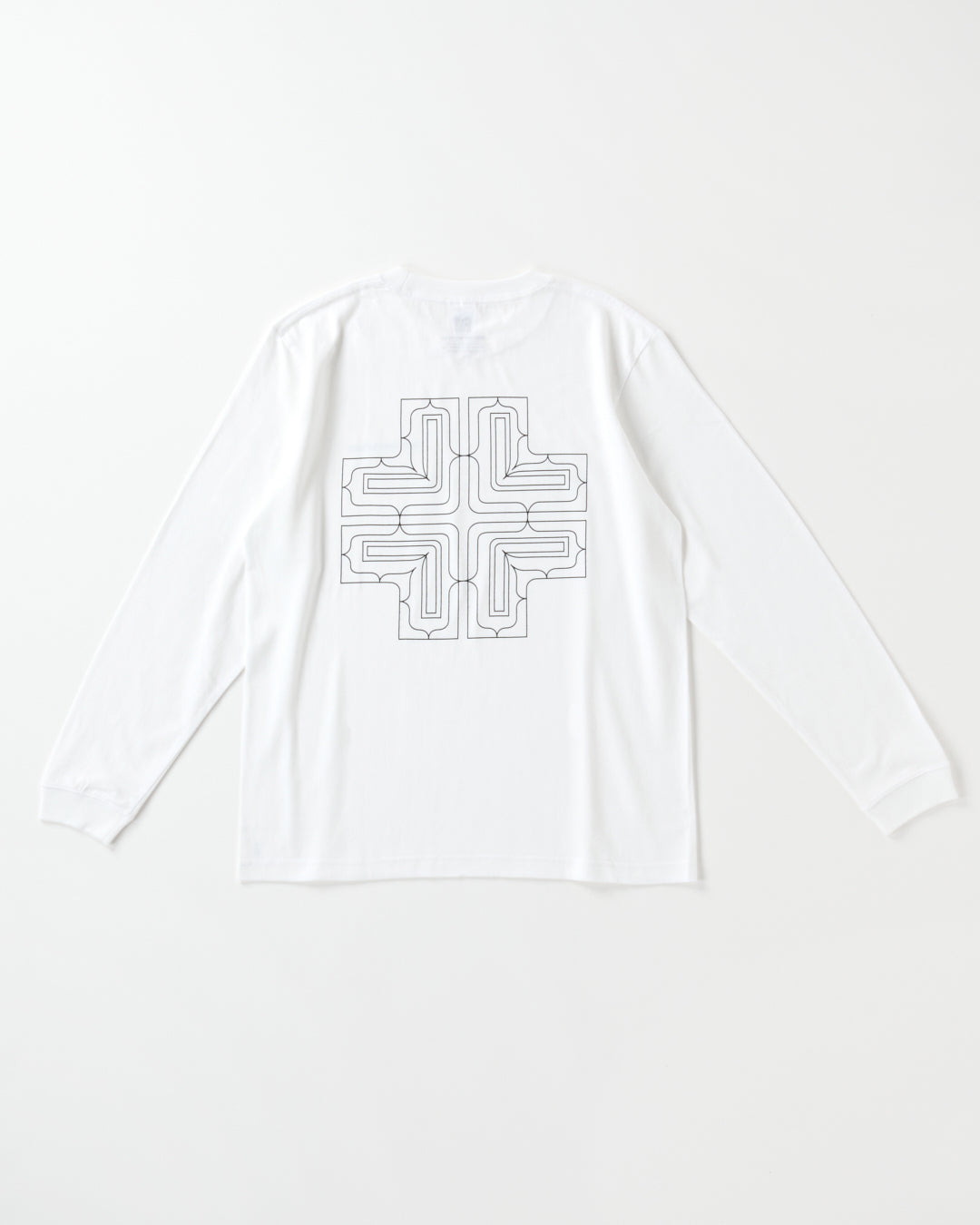バックプリント長袖コットンTシャツ【senga】3色