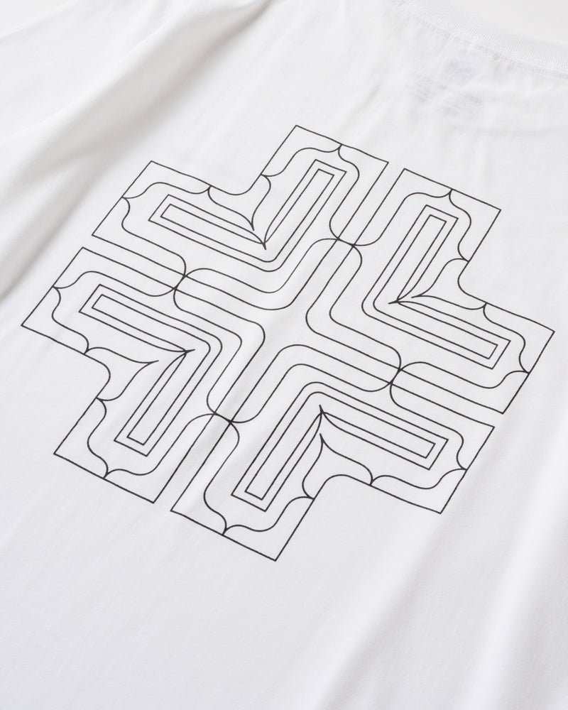 バックプリント長袖コットンTシャツ【senga】3色