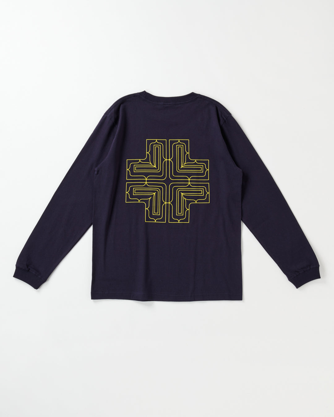 バックプリント長袖コットンTシャツ【senga】3色