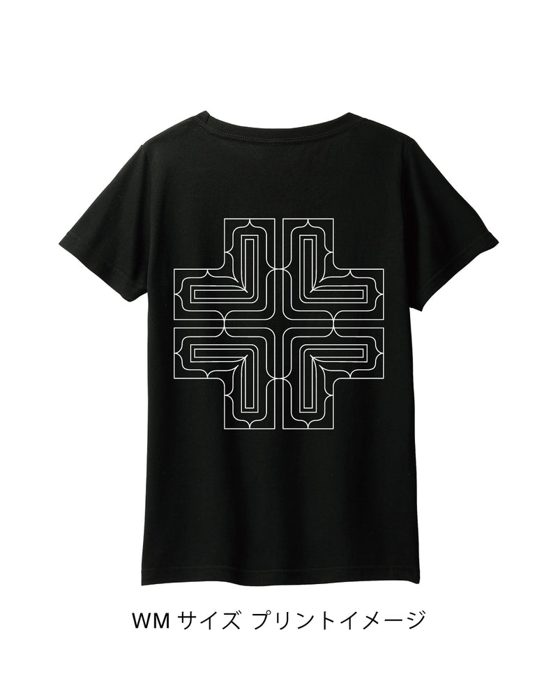 【予約商品】【特注アイヌ文様線画Tシャツ】【2026年5月末お届け】4月15日受付締切