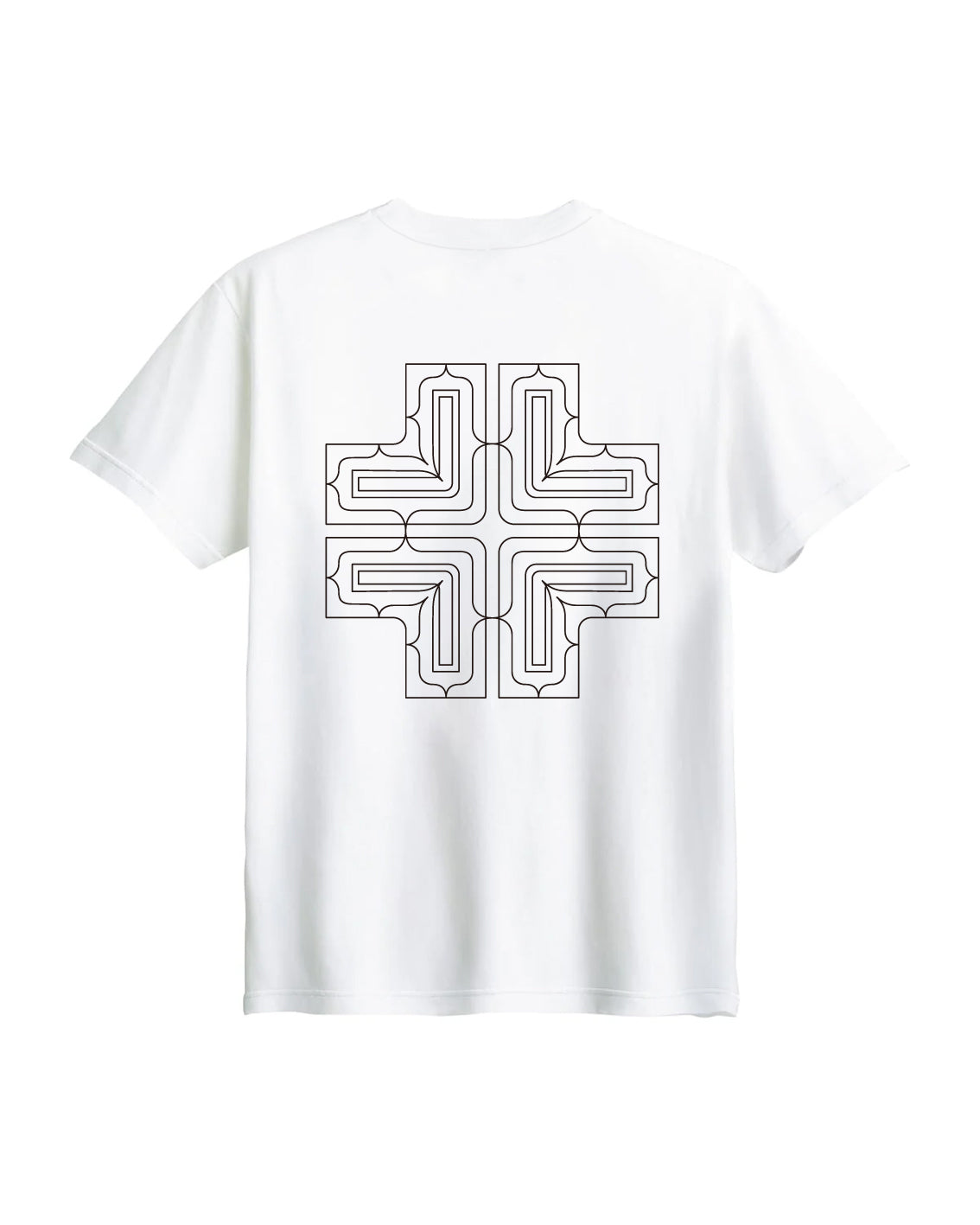 【予約商品】【特注アイヌ文様線画Tシャツ】【2026年5月末お届け】4月15日受付締切