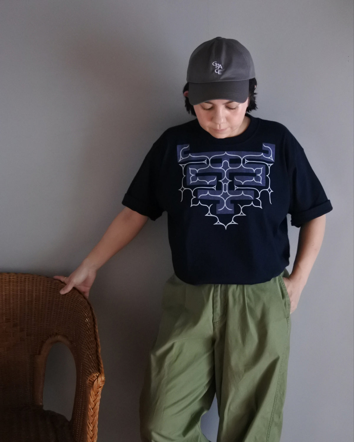コットン厚手Tシャツ【apappo epuy】3色