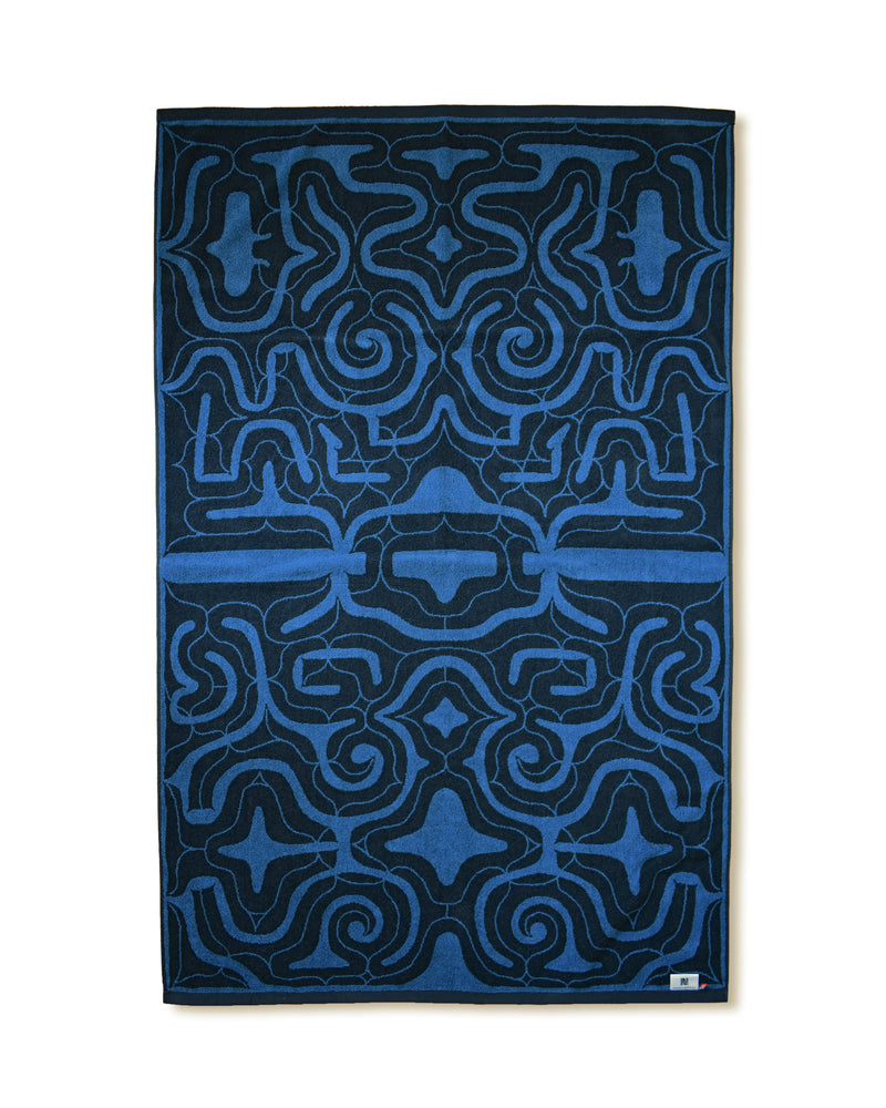 アイヌ文様の今治タオルブランケット　4color
