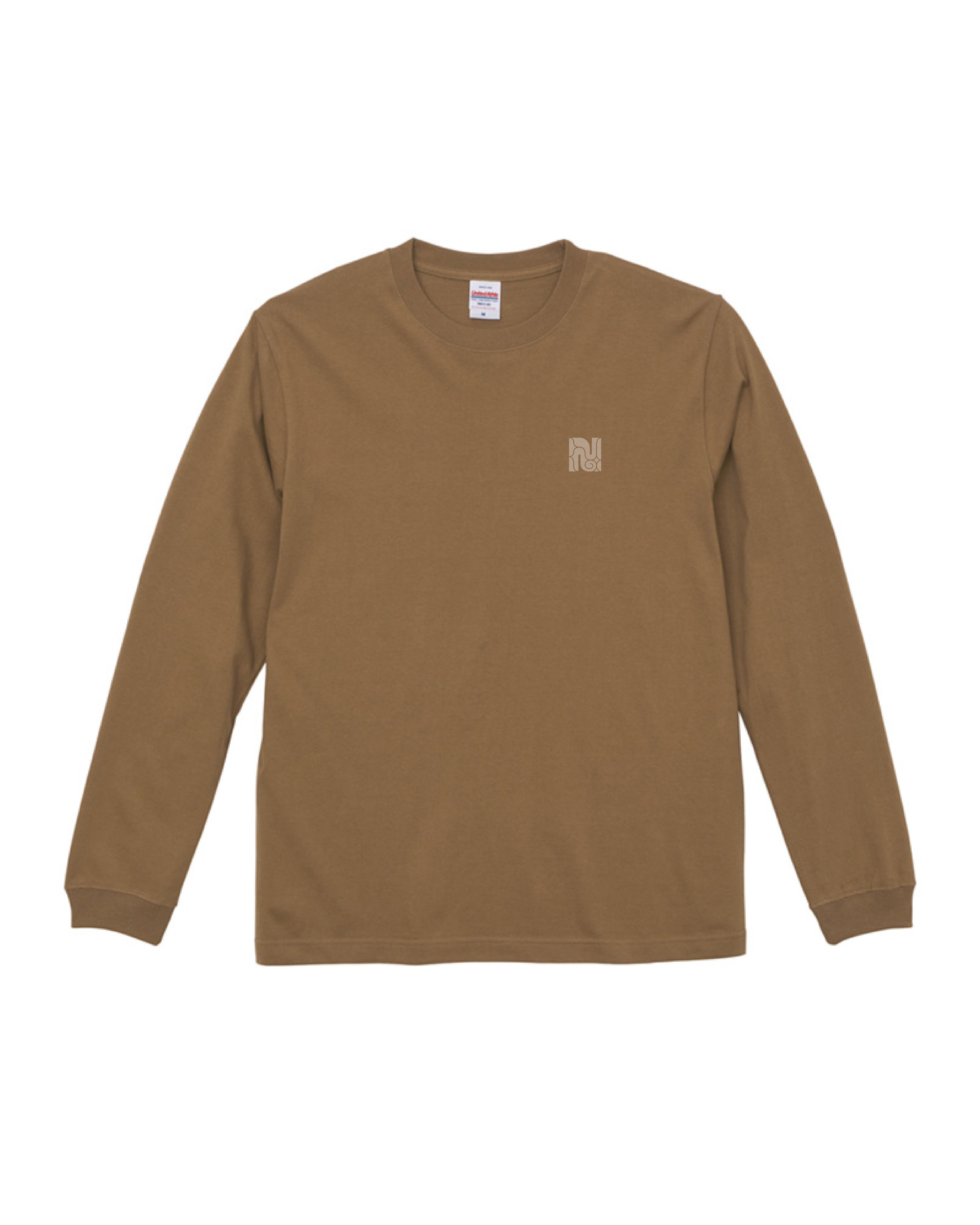 open yy グラフィックプリント 長袖Tシャツ ブラウン バックプリント長袖コットンTシャツ【cikarkarpe】3色 – Nibutani