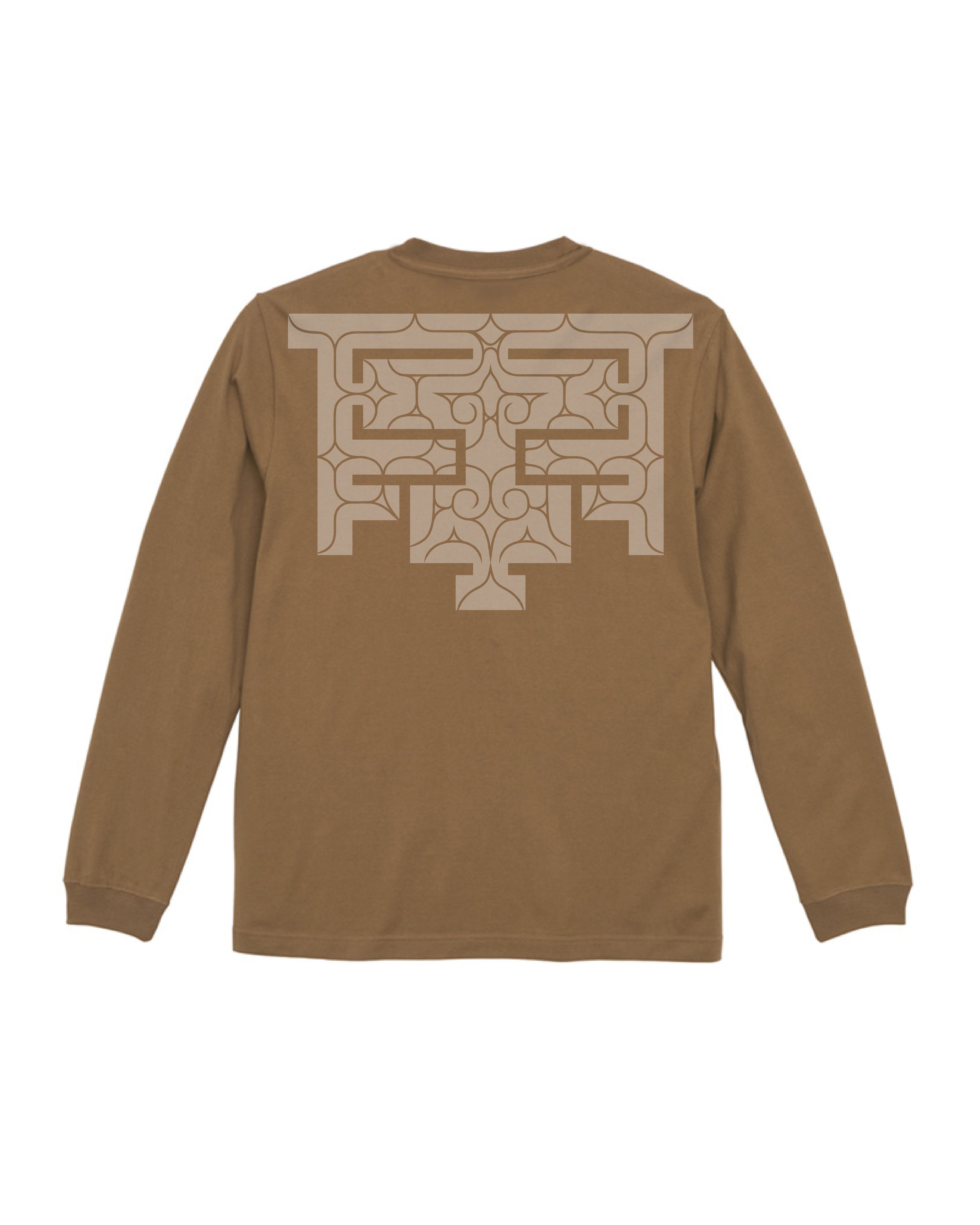バックプリント長袖コットンTシャツ【cikarkarpe】3色 – Nibutani