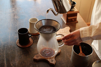 アイヌ文様の鍋敷き