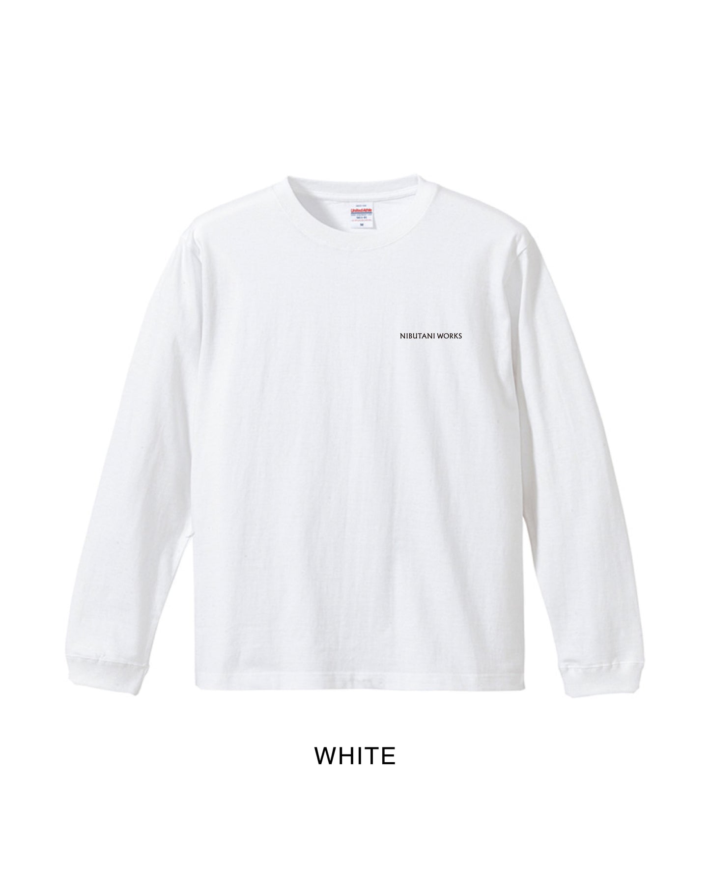 アイヌ文様線画バックプリントロングスリーブTシャツ　3color