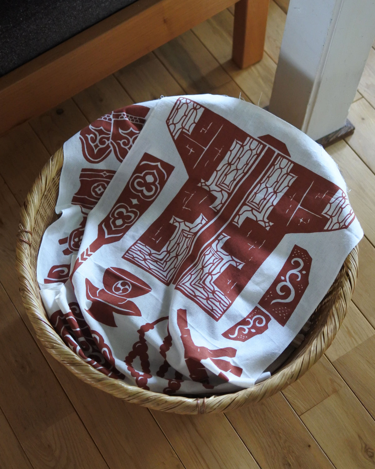 【予約販売：10月下旬お届け予定】てぬぐい【ainu mingu】ネイビー